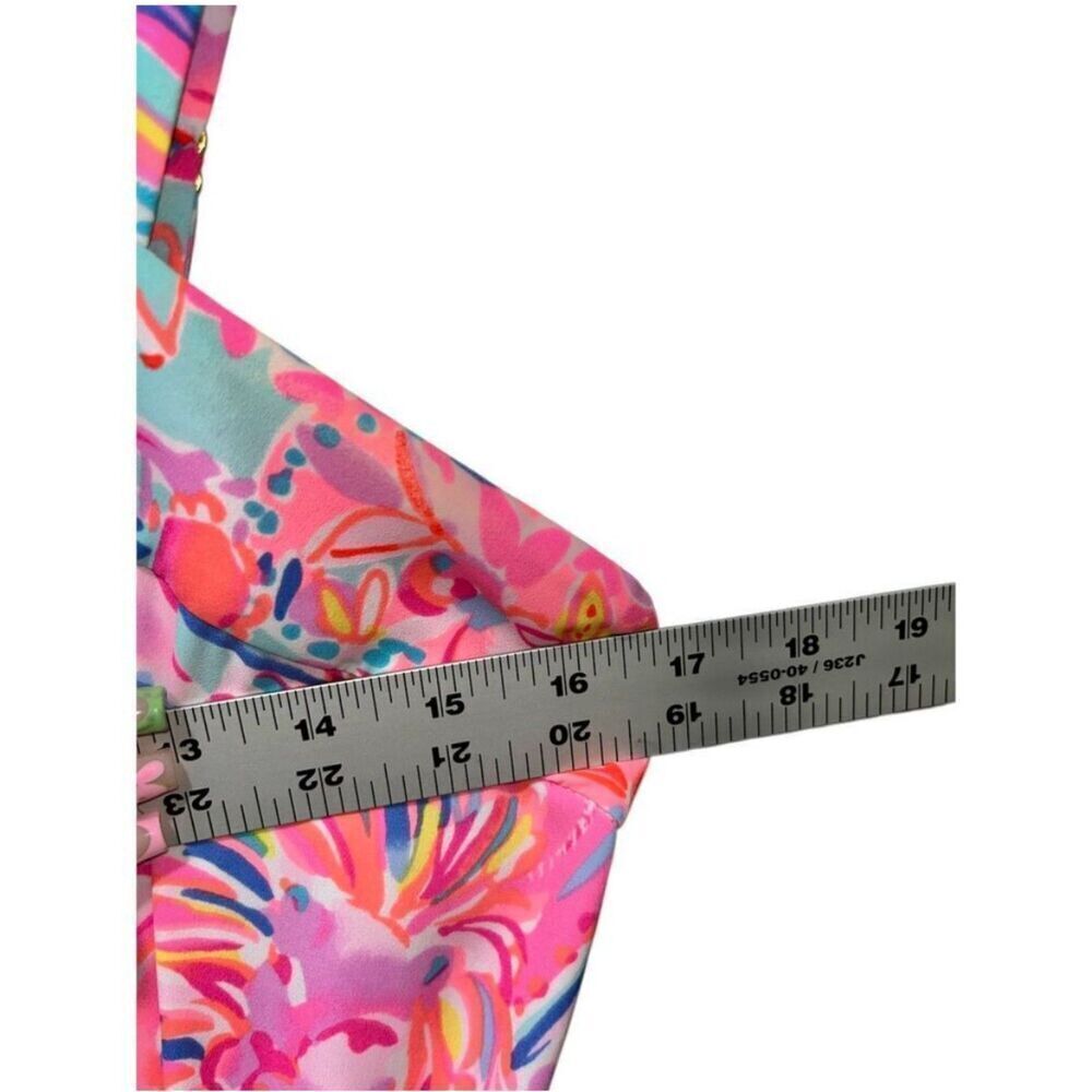 Lilly Pulitzer Lizette Poly Chiffon Maxi Dress Medium Isla De Coco Summer Staple - Picture 6 of 7